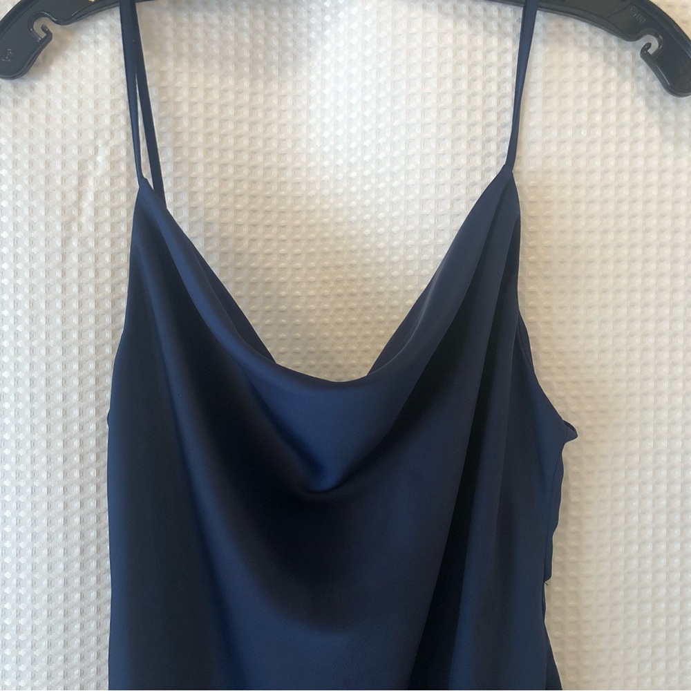 Urban Outfitters Navy Silk Dress